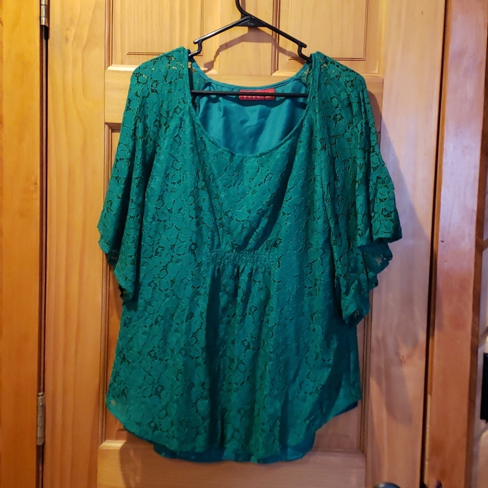 Elle Lace top 2X